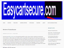 Tablet Screenshot of easycartsecure.com